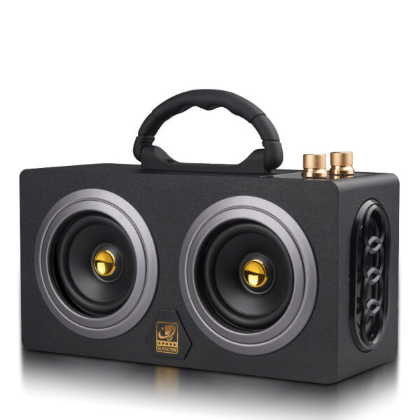 Wireless speaker outdoor audio with durable waterproof design and loud portable bass
