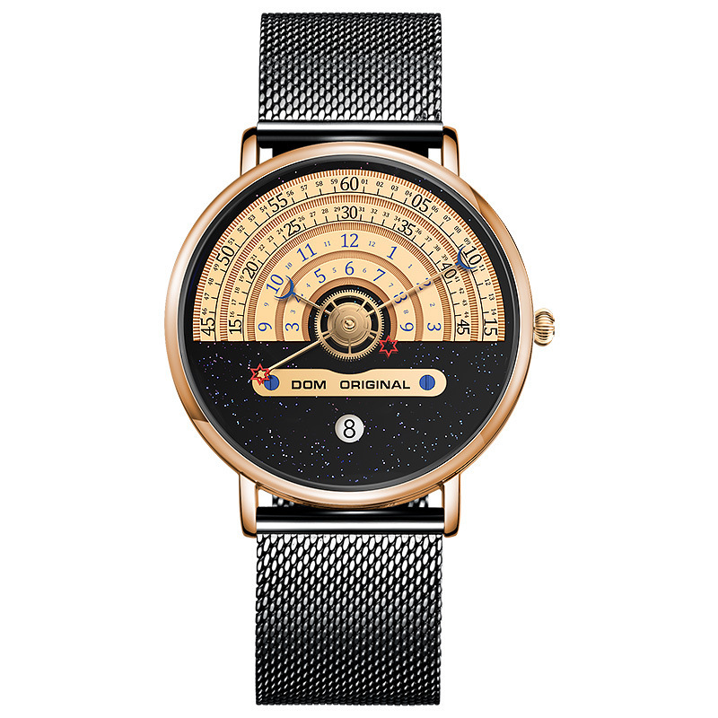 Creative Mens Watches Modern watch with an unconventional creative face.