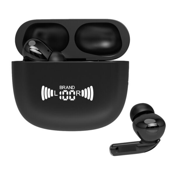 Modern wireless earbuds designed for instant translation.