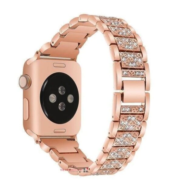 Shiny crystal bling protective case band for smart watch