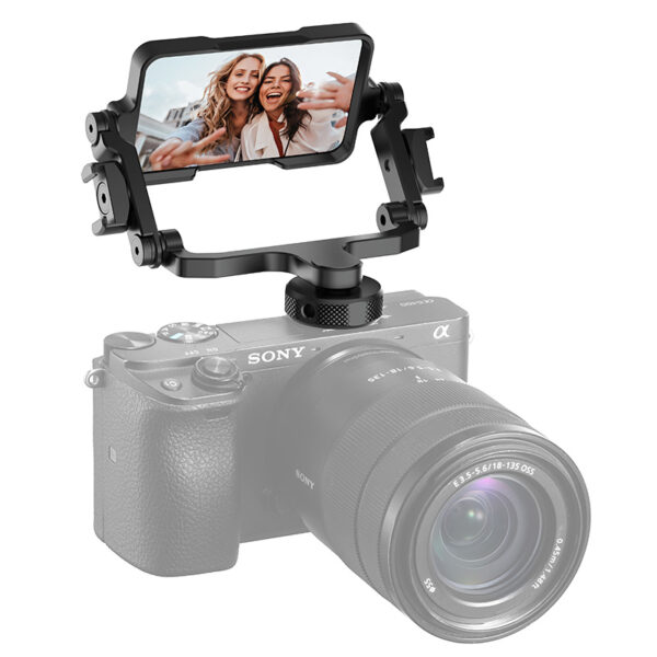 Ulanzi selfie vlog kit with portable smartphone rig mini tripod mount and adjustable LED video light by AmandaGear