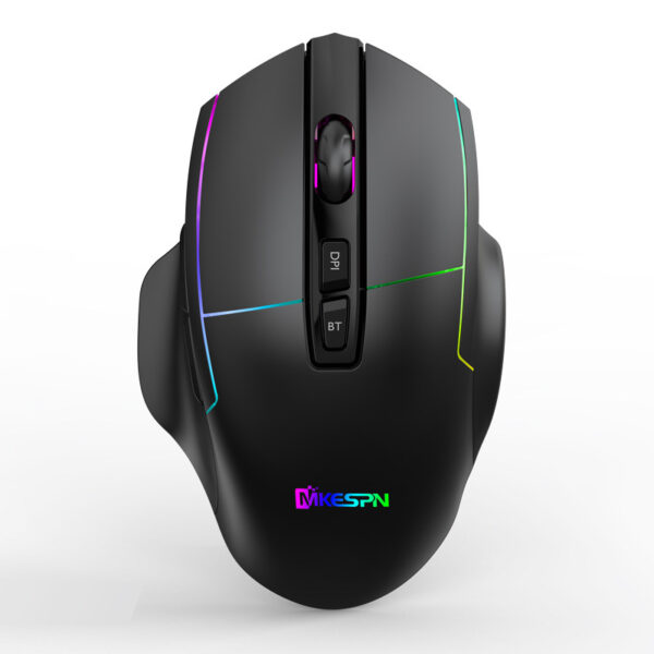 Dongdong RGB gaming mouse with illuminated light effects.