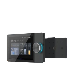 Compact wireless gateway hub for smart home automation.