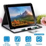 Tablet PC protector organizer case with shockproof padded interior, multi-functional accessory pockets, and durable water-resistant exterior by AmandaGear