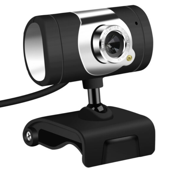 HD desktop computer webcam mounted on a monitor.