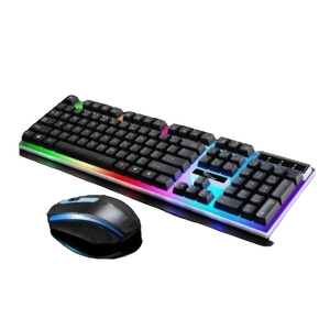 UK layout RGB mechanical gaming keyboard and high-DPI gaming mouse set with durable wired connection by AmandaGear