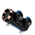 Portable wireless Bluetooth speaker with compact design and outdoor audio sound