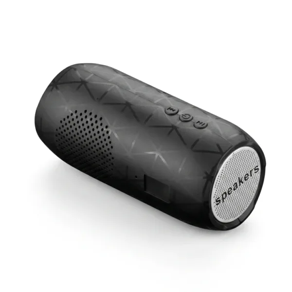 BJ-7 sports Bluetooth speaker with powerful bass, portable design, and wireless connectivity
