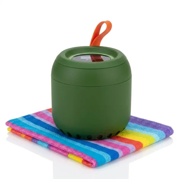 Wireless Bluetooth speaker with portable compact design and premium audio sound