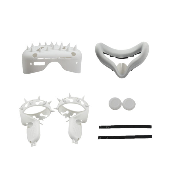 Soft silicone protective grip cover for VR headset controller.