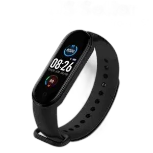 M4 smart fitness band with automatic heart rate tracker