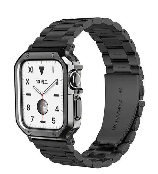 Metal Apple Watch Strap Premium metal Apple Watch strap with stainless steel link bracelet