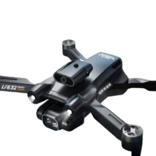 LF632 dual camera electric drone with remote control and foldable wings